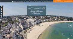 Desktop Screenshot of en.hotel-plage-quiberon.com