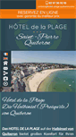 Mobile Screenshot of de.hotel-plage-quiberon.com